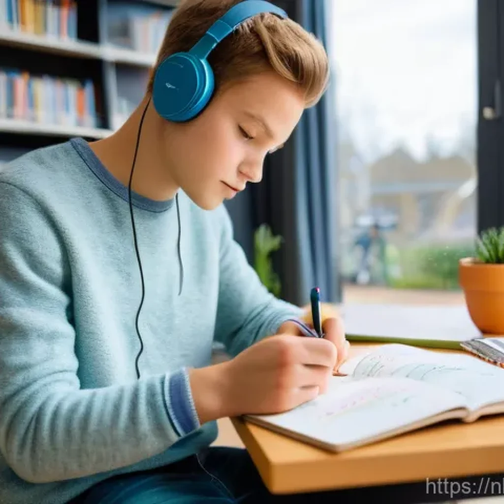 마케팅관리사 필기 공부법 유형별 비교 - A young Dutch student, wearing comfortable but stylish casual clothes (e.g., a warm, well-fitted swe...